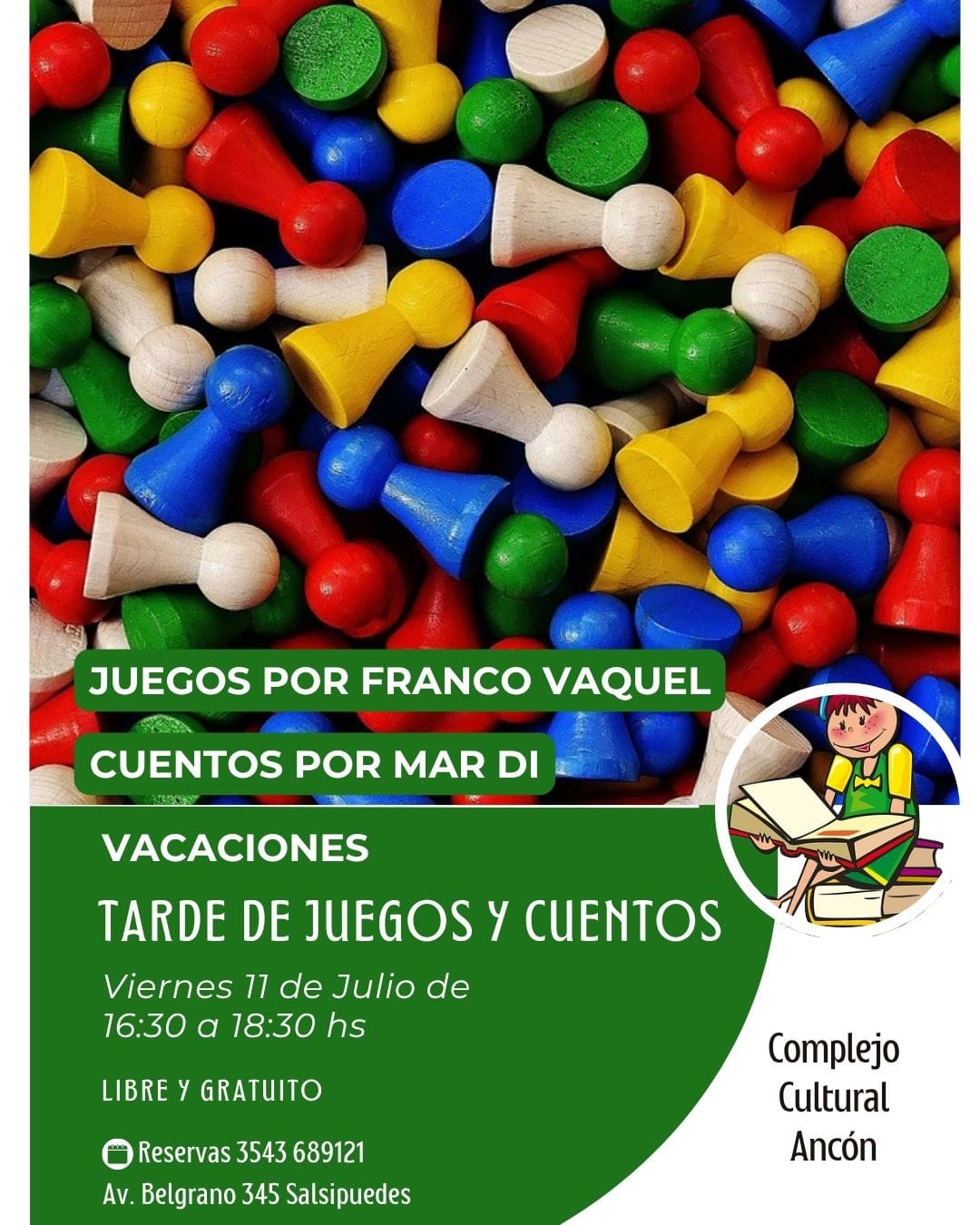 Tarde de Juegos y Cuentos