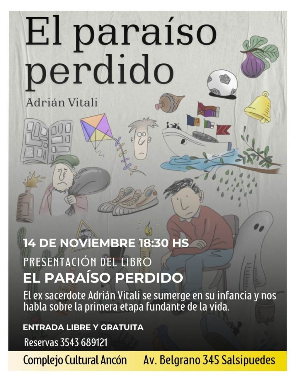 Presentación del libro “El Paraíso Perdido”